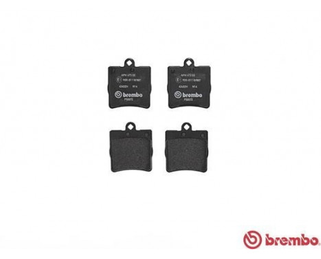 Brake Pad Set, disc brake P 50 072 Brembo, Image 2