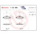 Brake Pad Set, disc brake P 50 080 Brembo, Thumbnail 3