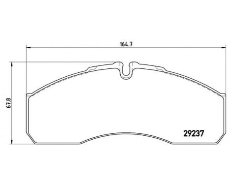 Brake Pad Set, disc brake P 50 083 Brembo, Image 2