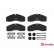 Brake Pad Set, disc brake P 50 083 Brembo, Thumbnail 3