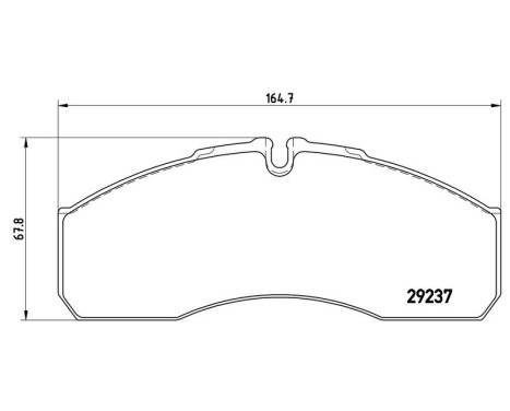 Brake Pad Set, disc brake P 50 083 Brembo, Image 3
