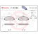 Brake Pad Set, disc brake P 50 086 Brembo, Thumbnail 3