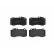 Brake Pad Set, disc brake P 50 087 Brembo