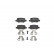 Brake Pad Set, disc brake P 50 090 Brembo