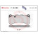 Brake Pad Set, disc brake P 50 092 Brembo, Thumbnail 3