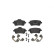 Brake Pad Set, disc brake P 50 101 Brembo