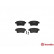 Brake Pad Set, disc brake P 50 107 Brembo, Thumbnail 2