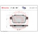 Brake Pad Set, disc brake P 50 107 Brembo, Thumbnail 3