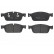 Brake Pad Set, disc brake P 50 112 Brembo