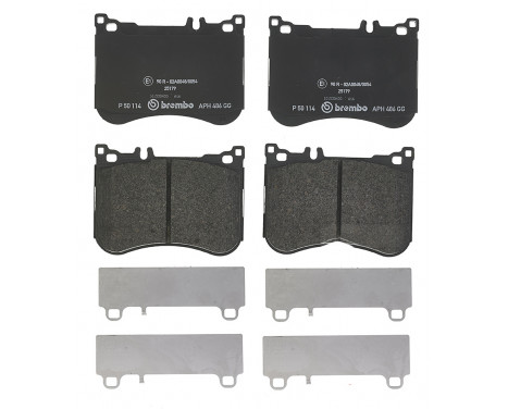 Brake Pad Set, disc brake P 50 114 Brembo