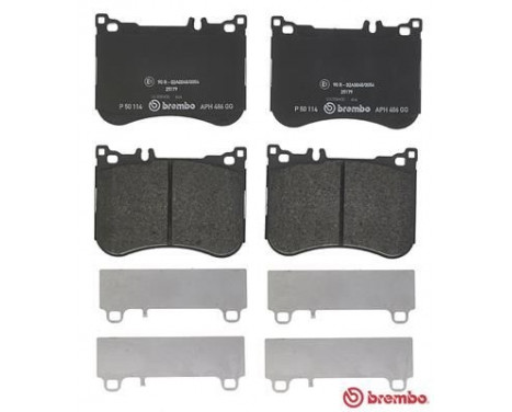 Brake Pad Set, disc brake P 50 114 Brembo, Image 2