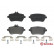 Brake Pad Set, disc brake P 50 117 Brembo, Thumbnail 2