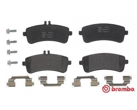 Brake Pad Set, disc brake P 50 125 Brembo, Image 3