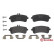 Brake Pad Set, disc brake P 50 125 Brembo, Thumbnail 3