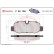 Brake Pad Set, disc brake P 50 126 Brembo, Thumbnail 3