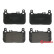 Brake Pad Set, disc brake P 50 128 Brembo, Thumbnail 3