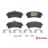 Brake Pad Set, disc brake P 50 132 Brembo, Thumbnail 2