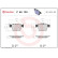 Brake Pad Set, disc brake P 50 133 Brembo, Thumbnail 2