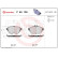 Brake Pad Set, disc brake P 50 136 Brembo, Thumbnail 2