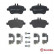 Brake Pad Set, disc brake P 50 140 Brembo, Thumbnail 2