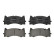 Brake pad set, disc brake P 50 154 Brembo