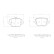 Brake pad set, disc brake P 50 169 Brembo, Thumbnail 2