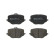 Brake pad set, disc brake P 50 170 Brembo