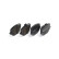 Brake pad set, disc brake P 50 170 Brembo, Thumbnail 3