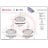 Brake pad set, disc brake P 50 173 Brembo, Thumbnail 4