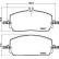 Brake pad set, disc brake P 50 174 Brembo, Thumbnail 4