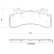 Brake pad set, disc brake P 50 182 Brembo