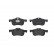 Brake Pad Set, disc brake P 52 017 Brembo