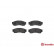 Brake Pad Set, disc brake P 52 019 Brembo, Thumbnail 2