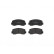 Brake Pad Set, disc brake P 54 002 Brembo, Thumbnail 3