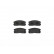 Brake Pad Set, disc brake P 54 009 Brembo