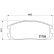 Brake Pad Set, disc brake P 54 009 Brembo, Thumbnail 3