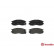 Brake Pad Set, disc brake P 54 014 Brembo, Thumbnail 3