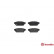 Brake Pad Set, disc brake P 54 016 Brembo, Thumbnail 2