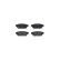 Brake Pad Set, disc brake P 54 016 Brembo, Thumbnail 3
