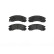 Brake Pad Set, disc brake P 54 017 Brembo, Thumbnail 3