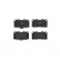 Brake Pad Set, disc brake P 54 019 Brembo, Thumbnail 3