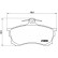 Brake Pad Set, disc brake P 54 021 Brembo, Thumbnail 2