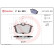 Brake Pad Set, disc brake P 54 023 Brembo, Thumbnail 3