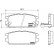 Brake Pad Set, disc brake P 54 025 Brembo, Thumbnail 2