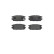 Brake Pad Set, disc brake P 54 025 Brembo, Thumbnail 3