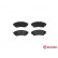 Brake Pad Set, disc brake P 54 028 Brembo, Thumbnail 2