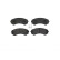 Brake Pad Set, disc brake P 54 029 Brembo, Thumbnail 3