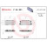 Brake Pad Set, disc brake P 54 031 Brembo, Thumbnail 3