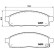 Brake Pad Set, disc brake P 54 038 Brembo, Thumbnail 2