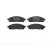 Brake Pad Set, disc brake P 54 038 Brembo, Thumbnail 3